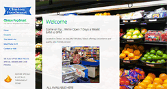 Desktop Screenshot of clintonfoodmart.com